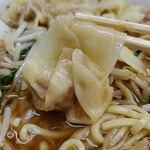 中華麺店 喜楽 - ワンタンリフト②