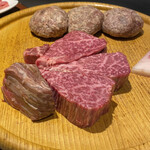 鉄板焼 宮地  豊洲店 - 40日熟成黒毛和牛フィレステーキコース¥7000外