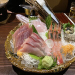 いかの墨 - 特選お造り盛合せ