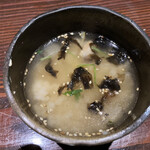 いかの墨 - 茶漬けにしました！