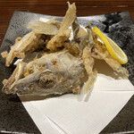 いかの墨 - アラの骨せんべい