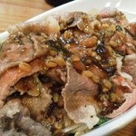 居酒屋 兀突骨 - 冷しゃぶサラダ　もろみ和風ソース