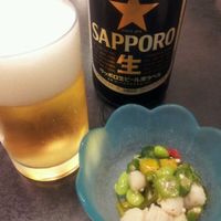 道頓堀 治兵衛 - 3 中瓶ﾋﾞｰﾙ630円+付出し315円