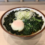 そばの神田 東一屋 - アサソバビンボー！　
      朝そば＋わかめ！　