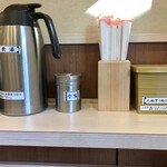 そばの神田 東一屋 - コンディメンツ。