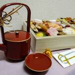 京料理　宮前 - まずは、お屠蘇の食前酒っ！