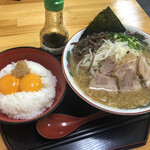 Ramen Sakura - 黄身ごはんととくぢ味噌ラーメン