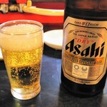 焼肉食堂 リキ太郎 - 中瓶ビール　600円