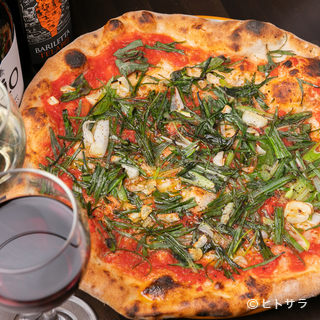 Pizzeria Napoletana Don Ciccio - 京都の食材を取り入れた逸品。伏見の地酒も用意