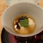 鮨 むらやま - 河豚白子の茶碗蒸し