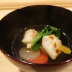 鮨 むらやま - 甘鯛と唐墨餅の雑煮