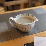 蕎麦小屋 - そば湯