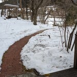 蕎麦小屋 - お店への道