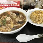 中華料理どさんこ - 肉そば＋半チャーハン