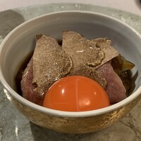 神戸牛炉釜炭焼ステーキ IDEA 銀座 - すき焼き風にして食べる和風メニュー