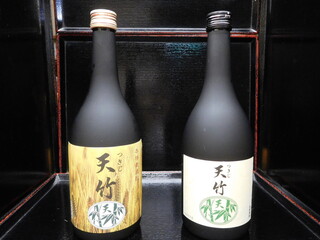 Tsukiji Tentake - 天竹オリジナル焼酎（麦・芋）税込４２００円