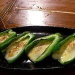 魚大将 うまかっぺや - ﾋﾟｰﾏﾝﾁｰｽﾞ焼き　2012/07