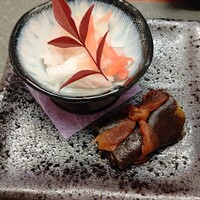 桑名蛤料理・蛤しゃぶしゃぶ 貝新 - 2021.01.昆布巻き、なます