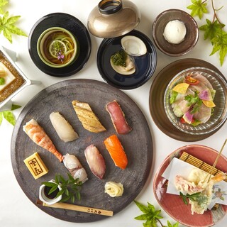 江戸前寿司 季節の天ぷらランチ 赤酢シャリの江戸前鮨七種盛合せ 天ぷら 鮨屋の茶碗蒸しランチ 個室和食 紅炉庵 なんば店 こうろあん 難波 南海 割烹 小料理 食べログ 江戸前寿司 季節の天ぷらランチ 赤酢シャリの江戸前鮨七種盛合せ 天ぷら 鮨屋の茶碗蒸しランチ 個室和食 紅炉庵 なんば店 こうろあん 難波 南海 割烹 小料理 食べログ