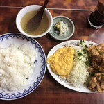 若水 - カラアゲ玉子定食