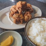 珍遊 - 唐揚げ定食♪