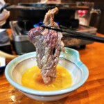 柿島屋 - 肉鍋上　馬肉リフト