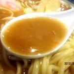 つけ麺 石ばし - 割と軽めなスープ！(2012,08/18)