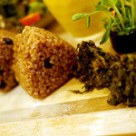 Natural Food Dining LOHAS - 　酵素玄米おにぎり＆高菜漬け