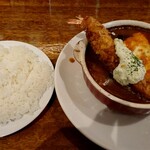 ザ・ホフブロウ - 特製 あつあつ焼きカレー エビフライ付き