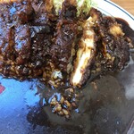 キッチン南海 - カツ断面