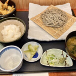 文の蔵 - ゴロロそば@900円(税込)&ミニ天丼@550円(税込)