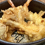 文の蔵 - ミニ天丼@550円(税込)