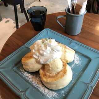 南堀江でいただく 森のパンケーキ1 100円 By Akiko1967 カフェ シフト スリー 南堀江店 Cafe Shift Three 四ツ橋 カフェ 食べログ