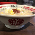 博多辛麺 狛虎 - 料理写真:白辛麺(豆乳ベース)小辛(2辛)900円