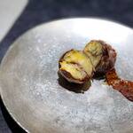 コミナセマコ - ・一粒栗のコンフィ 渋皮付きの栗のバターコンフィ。 パリパリのほくほく。