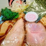 おおぜき中華そば店 - 中華そばアップ