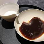 コミナセマコ - ・浅煎りのコーヒーゼリー フレッシュアーモンドミルク