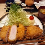 とんかつ ばんぶー - この日のキャベツは鹿児島産