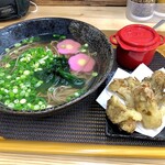 はなちゃんうどん  - まいたけ天そば　480円