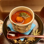 季節料理　なかしま - 鱈の白子の茶碗蒸し