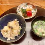 季節料理　なかしま - 鰆の炊き込みご飯