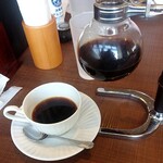 Kurashiki Kohi Ten - サイフォンで提供されるコーヒー