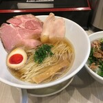 人生夢路 徳麺 - 中華そば豚丼セット