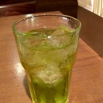 Hone Tsuki Dori Ikkaku - 焼酎緑茶割り　386円