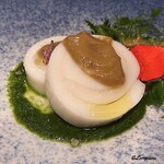 カーサ・デル・チーボ - 真烏賊の腑腸の肝ｿｰｽとともに