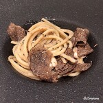 カーサ・デル・チーボ - 黒ﾄﾘｭﾌと真鱈白子のｽﾊﾟｹﾞｯﾃｨ