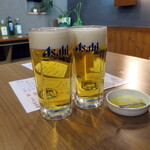 Sumibino - 生ビール_500円×2