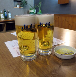Sumibino - 生ビール_500円×2
