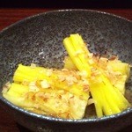 興 - 黄ニラのお浸し