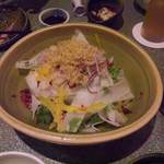 Kyousui Shin - 大根と水菜のサラダ